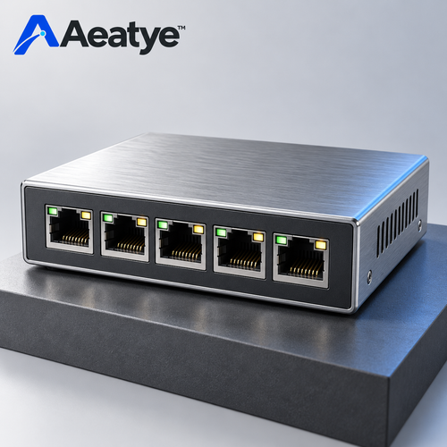 Five-Port Ethernet Switch — Aeatye branded main product view
