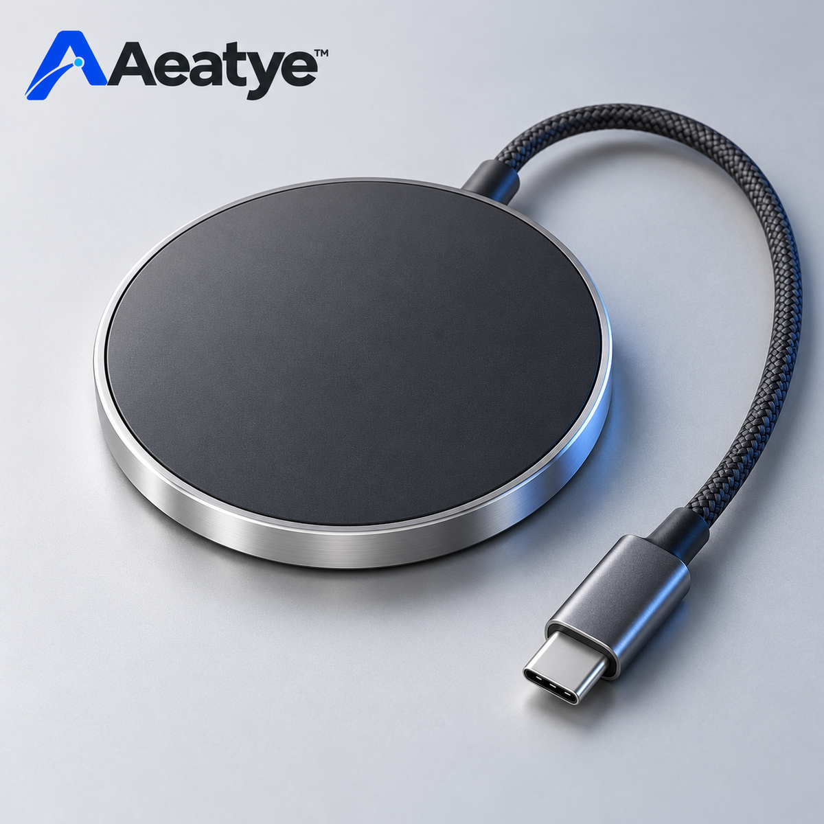 Wireless Charging Pad — Aeatye branded main product view