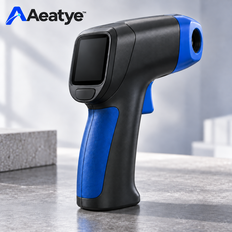 Aeatye™ Handheld Infrared Surface Thermometer with Fahrenheit and Celsius Readout